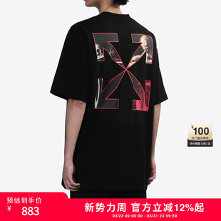 WHITE™ 饰短袖 情侣装 油画图案装 T恤 新款 OFF