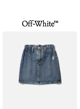 OFF-WHITE c/o VIRGIL ABLOH™童装新品牛仔半身裙标签缝饰454X
