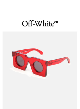 OFF-WHITE c/o VIRGIL ABLOH™情侣款粗框太阳镜方框墨镜RI023I