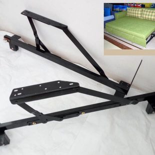 H45推拉床铰链收缩沙发配件伸缩床配件可拉伸转角沙发多功能五金