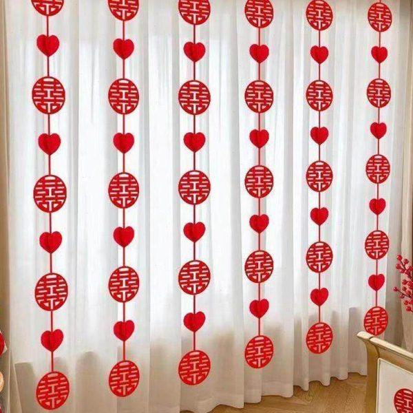 爱心挂帘新房门帘装饰中式喜庆居家结婚用品婚房装饰门帘喜庆用品,节庆用品/礼品,婚房装扮用品,淘宝优惠券,粉丝福利购,淘宝优惠卷