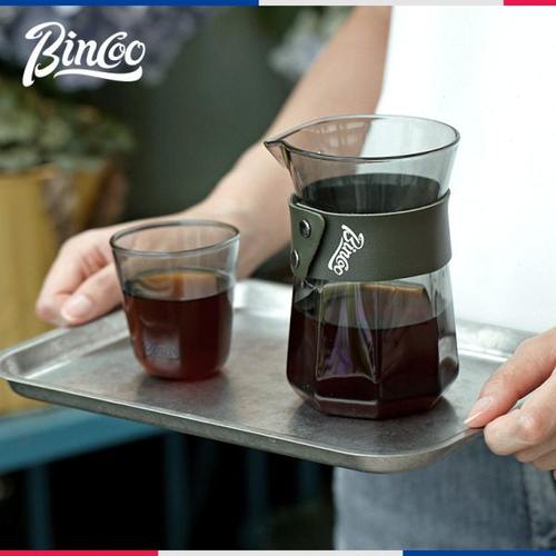 Bincoo手冲咖啡分享壶玻璃咖啡滤杯分享壶公道杯户外露营挂耳咖啡