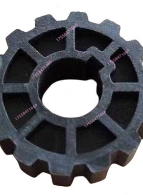 适用上海现代电梯门机皮带轮 黑色轮 橡胶轮 STVF7门机皮带轮配件