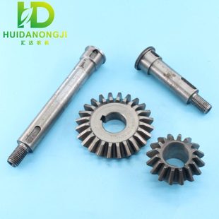 雷沃谷神春雨玉米收割机配件三行摘穗辊传动箱锥齿轮高低轴齿盘