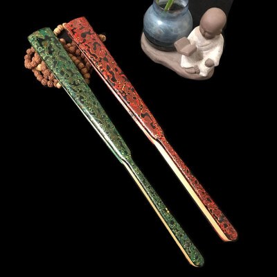 精致礼品扇精品菠萝漆 犀皮漆扇骨10寸一尺菠萝漆扇骨大漆工艺扇