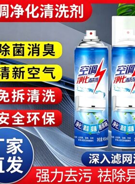 【买一送一】倩苡空调净化清洗剂清洁杀菌除臭去污除异味清新YP2