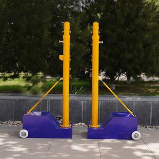 包邮现货供应球柱比赛移动式羽排网气排球多用球柱