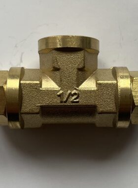 接头Z快分接外径/2-G1  四边内丝 4pu管三通pu管螺纹内插 两16mm