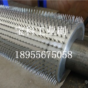针刺滚轮 不锈钢针刺辊 吹膜机排气钉辊 薄膜P打孔针棍 定做针刺