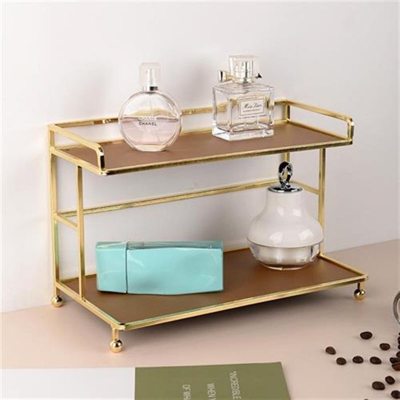 学生宿舍二层置物架简约桌面洗漱C台浴室洗手间洗澡台面杂物收纳