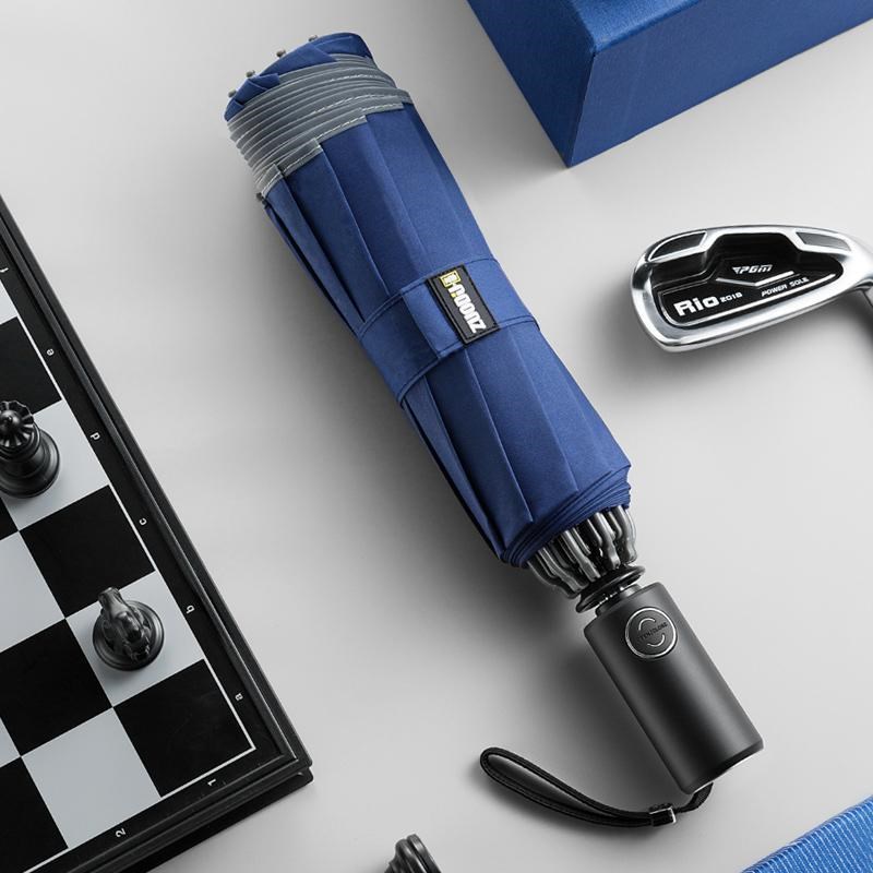 左都全自动反向折叠晴雨两t用伞车载超大男女双人抗风暴伞加固加