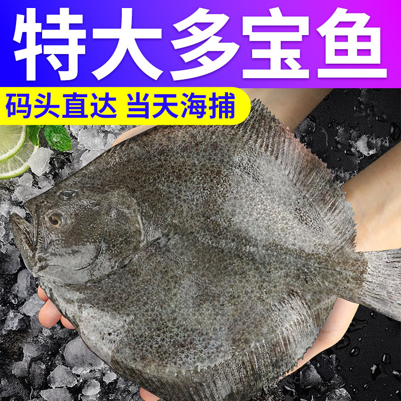 新鲜多宝鱼特大鲜活速冻八宝鱼冷冻大比目鱼偏口鱼碟年货无冰海鲜,水产肉类/新鲜蔬果/熟食,比目鱼/多宝鱼/鸦片鱼/龙利鱼,淘宝优惠券,粉丝福利购,淘宝优惠卷