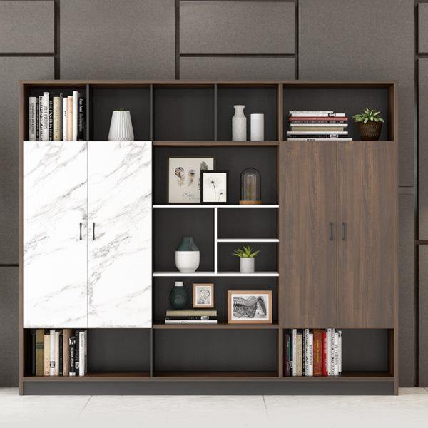 办公室书柜背景柜经理总裁书架现代简约六门柜定做柜子木质文件柜,商业/办公家具,办公储物柜,淘宝优惠券,粉丝福利购,淘宝优惠卷