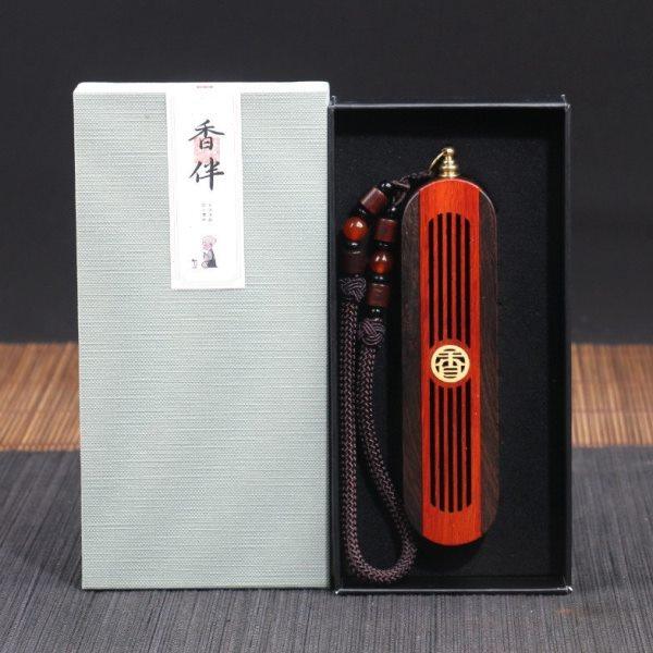 黑檀实木便携薰香盒户外旅行线香香插可把玩檀木件红木香炉香盒,家居饰品,香薰礼盒,淘宝优惠券,粉丝福利购,淘宝优惠卷