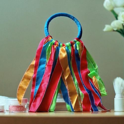 蒙古族博克手五彩项圈摔跤手脖圈景嘎 博客环工艺品蒙古包装饰品