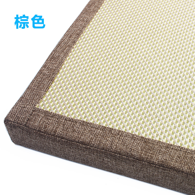 夏季凉席坐垫椅子垫实木沙发垫海绵垫H榻榻米垫飘窗垫藤席座垫定