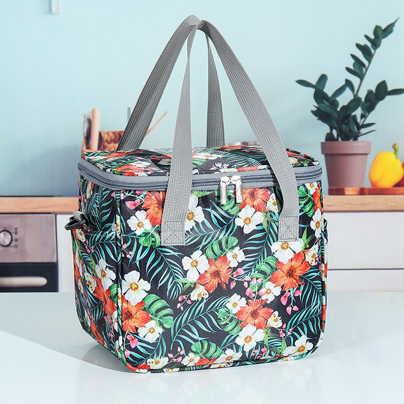 加大容量便当f袋学生带饭保温包铝箔加厚餐包上班装饭盒袋方形便