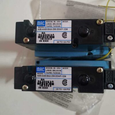 MAC 电磁阀 全新正品 92B-AAB-BAA-DM-DDAP-1DM 现货