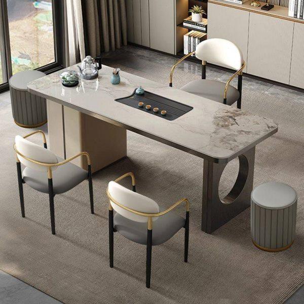 岩板茶桌椅组合意式轻奢客厅公茶台现简约阳台家用烧水壶一体,商业/办公家具,茶台/茶桌,淘宝优惠券,粉丝福利购,淘宝优惠卷