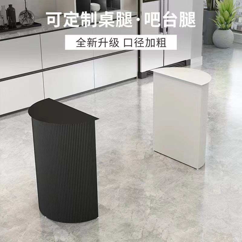 铁艺桌脚支架金属圆柱吧台桌子腿办公桌桌腿支撑桌架岛台餐桌底座