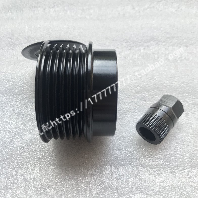 起亚L2K3K4 秀尔1.6 悦达朗动 领动悦动发电机皮带轮单向轮耦合器