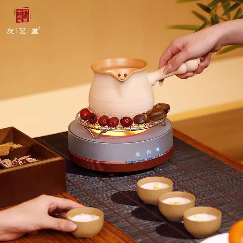 友茗堂电陶炉电茶炉茶炉茶艺炉家用玻璃壶烧水壶专用围炉煮茶器