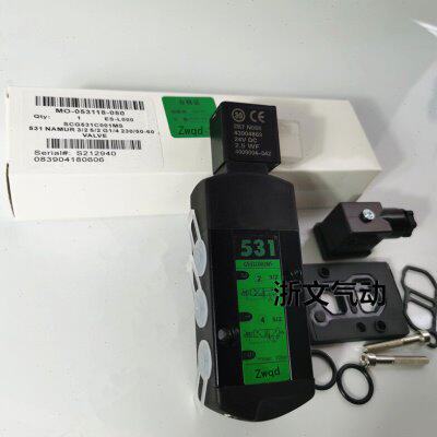 电磁阀SCG531C001MS气动控制换向阀板式二分G531C001MS - 实物图