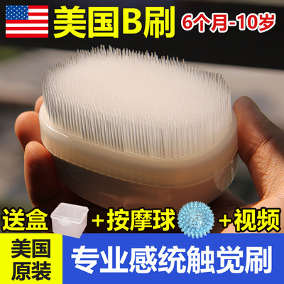 刷美国触觉刷感统n训练器材感觉统合宝宝按摩刷婴儿早教抚触刷