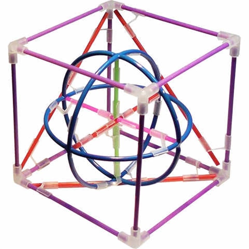教具数学生用立体几何模型小号框架铁高中初中便携28件拼接可拆卸