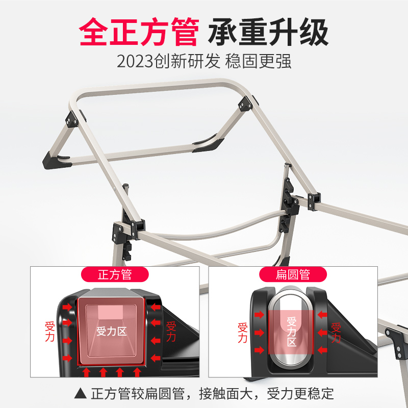 瑞仕达折叠床办公室午休单人午睡神器简易成人家用行军床陪护小床