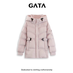 GATA伽搭  连帽收腰外套 GT1124F62