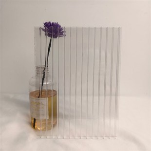 p双层中空阳光板6mom透明采光板温室大雨棚停车棚露天阳台采光板