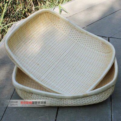 卤筐干货馒头筐菜现肉筐筐藤编收纳筐编捞笸箩柳卤超市箩筐饼簸箕