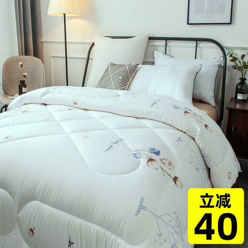 新疆棉花被纯手工棉被冬被加厚保暖长绒棉絮被子床U垫被芯学生宿