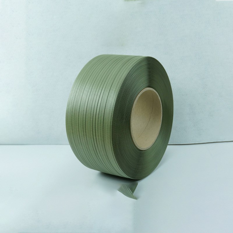 绿色青优捆扎带纸箱货物r手工包装半自动PP塑料热粘机用打包带现