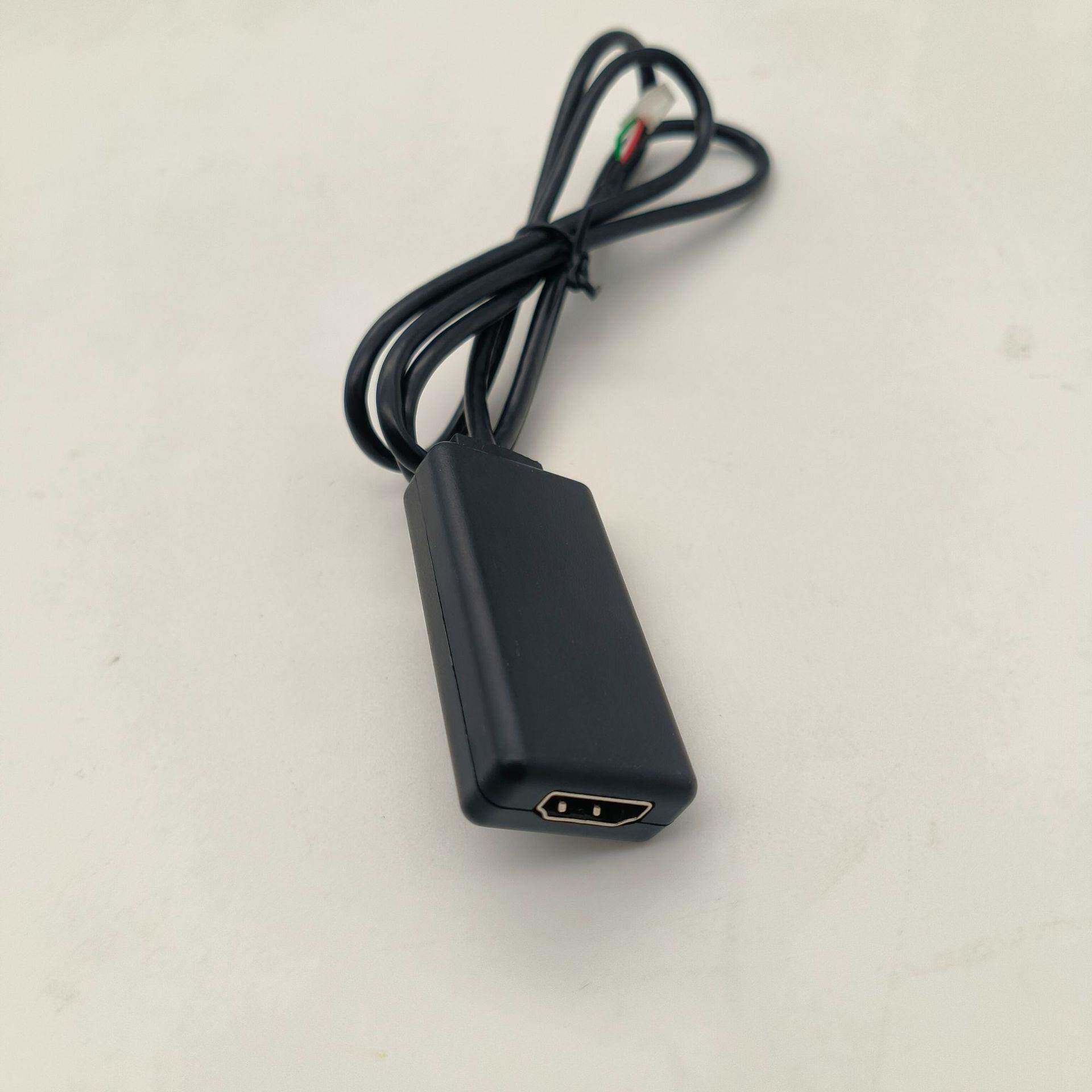 公版安卓大屏导航4P转HDMI视频输出盒HDMI头枕屏吸顶机