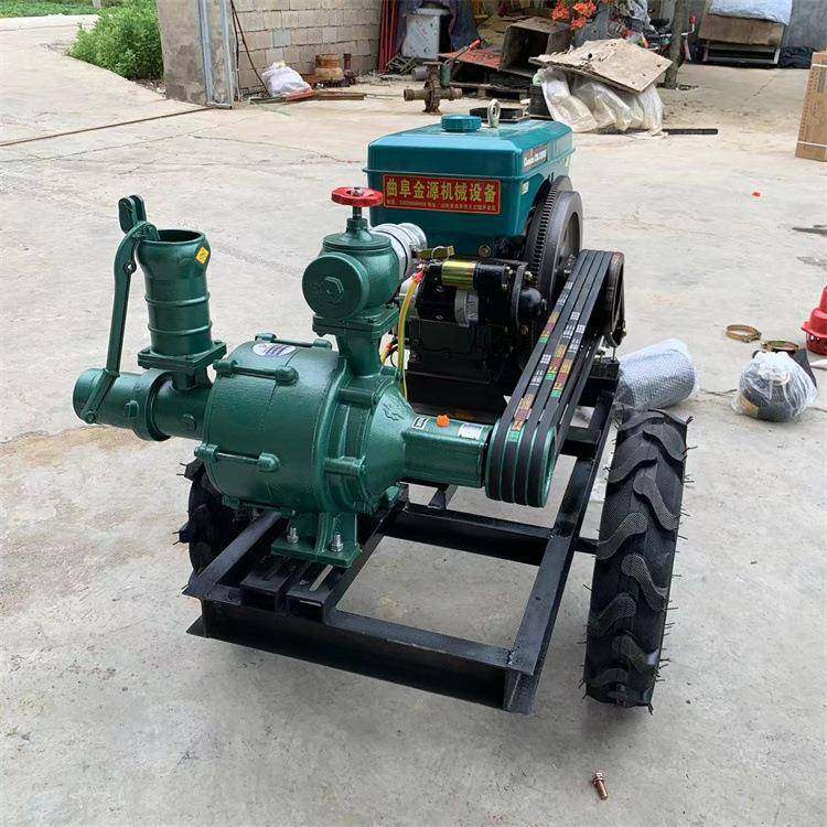 柴油机带三个叶轮高压喷灌泵带微喷滴灌转盘机高压喷枪