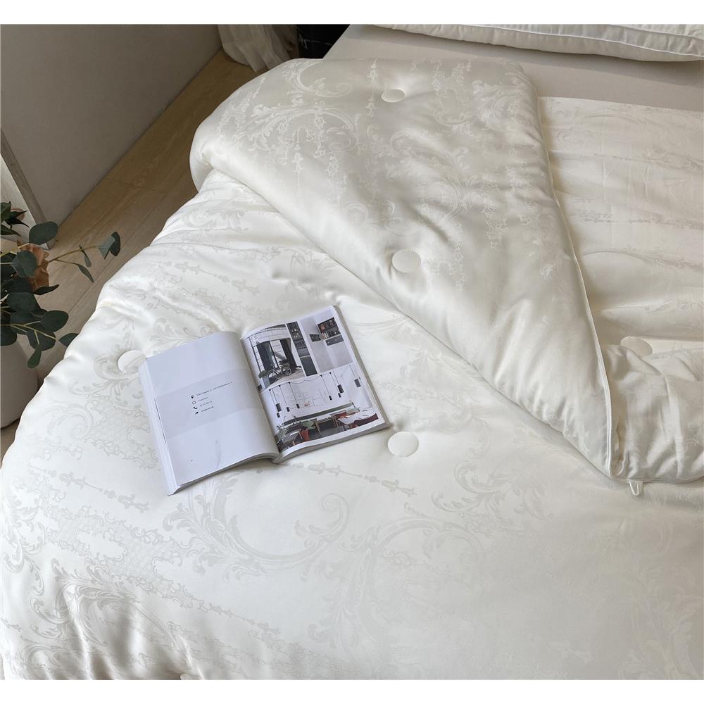 珠玉满堂轻奢木本大豆冬被春秋被夏被芯大提花单人双人被芯被