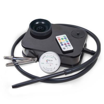 供应水烟套装黑方盒亚克力书本水烟hookah