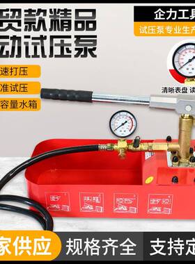 优惠全铜泵ZD50手动试压泵试压机压力泵ppr水管测压检漏仪测