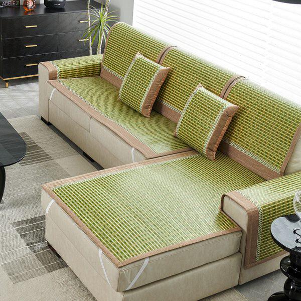 沙发垫夏季凉席垫双面夏天款客厅坐垫子竹席中式简约沙发套罩定做