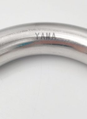 R100大弧度弯管304不锈钢2D多倍弯曲半径中心R150焊管弯头带划痕