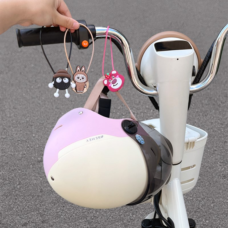 适用雅迪爱玛小牛九号新日电动车车头盔锁防盗密码锁头盔车锁配件