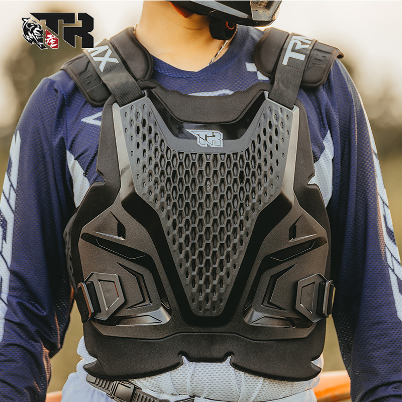 香港TR虎牌越野摩托车护具骑行装备场地赛车林道护胸护甲透气男H6