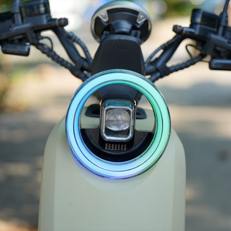 小牛电动车七彩车灯UQI+/U2流水氛围灯APP调节大灯SQI改装配件