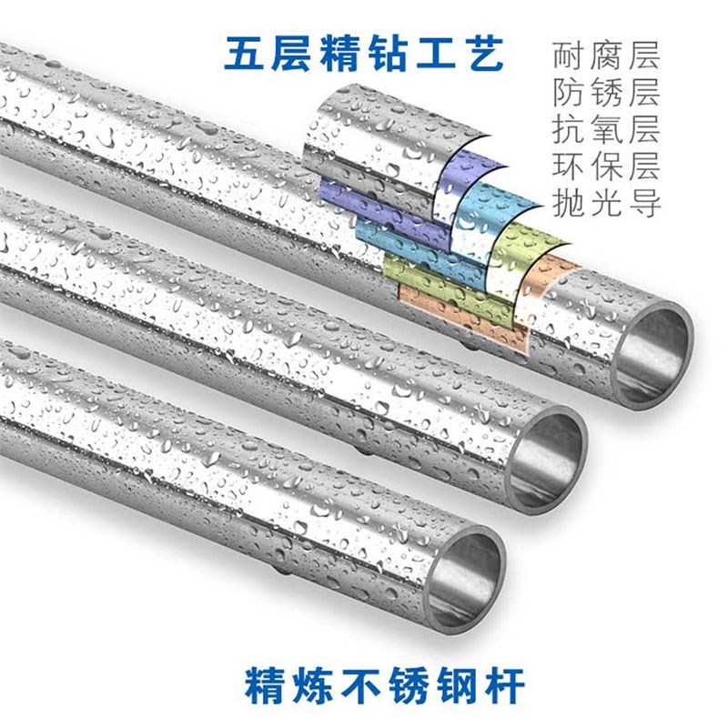 晾衣架阳台外折叠手摇式晒被子家用折叠室内外伸缩不锈钢凉衣服杆