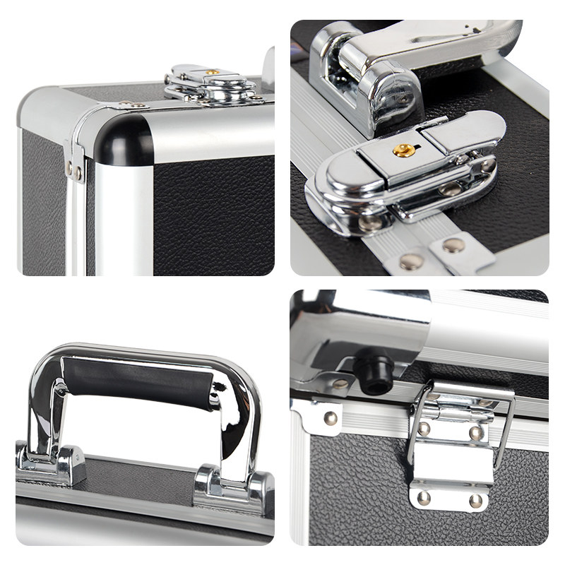 五金铝合金工具铝箱航空旅行箱带锁仪器仪表箱金属运输箱定做