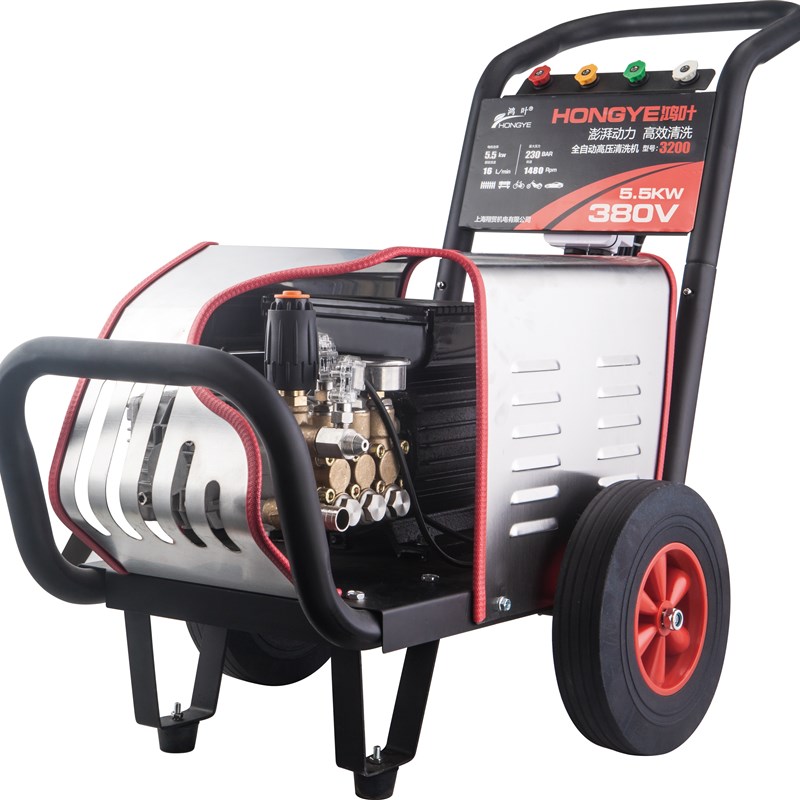 翔贸鸿叶咖啡猫全自动超高压清洗机压头调压阀智能开关及全套配件