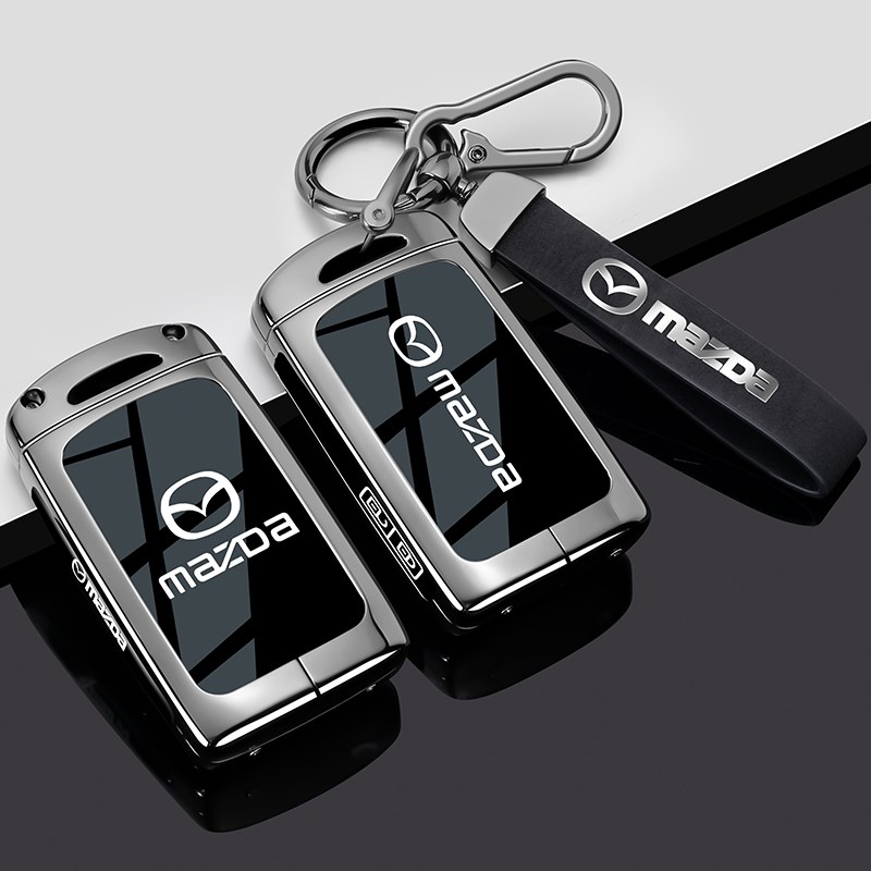 马自达3昂克赛拉钥匙套cx30车cx50阿特兹ez6睿翼cx4高级感壳扣包