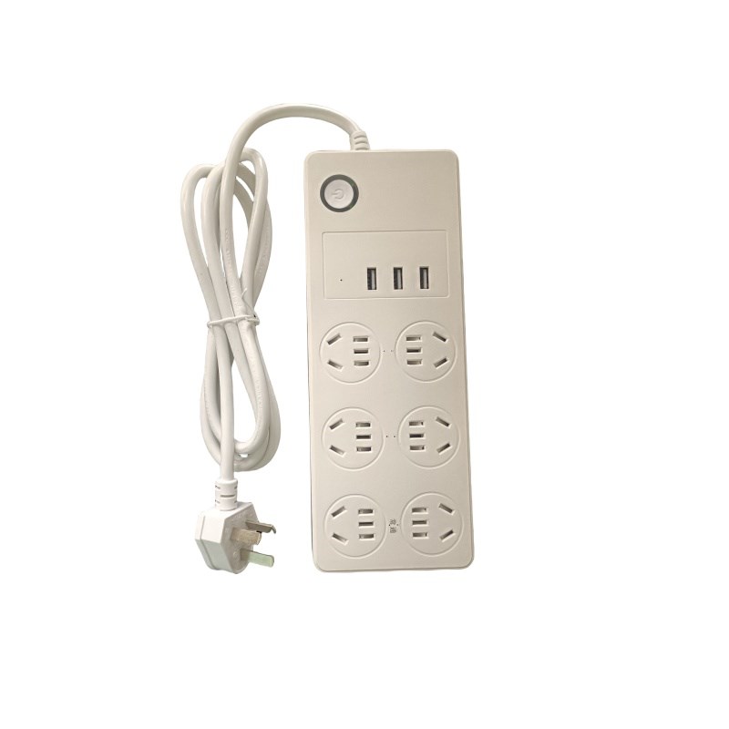 涂鸦智能定时分控计量排插5G双频wifi米家小爱语音USB充电插线板